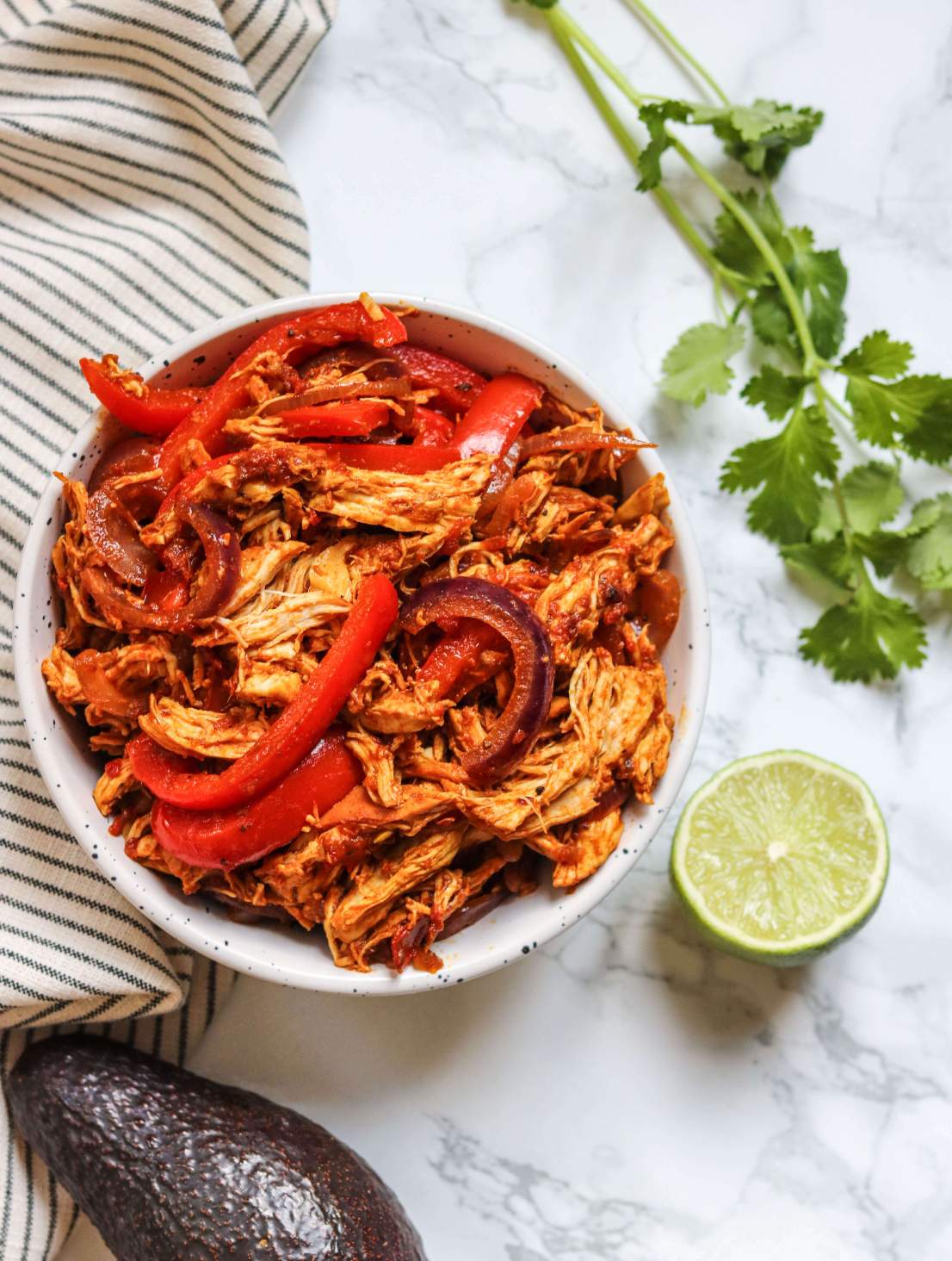 Slow Cooker Chicken Fajitas: High Protein Meal Prep